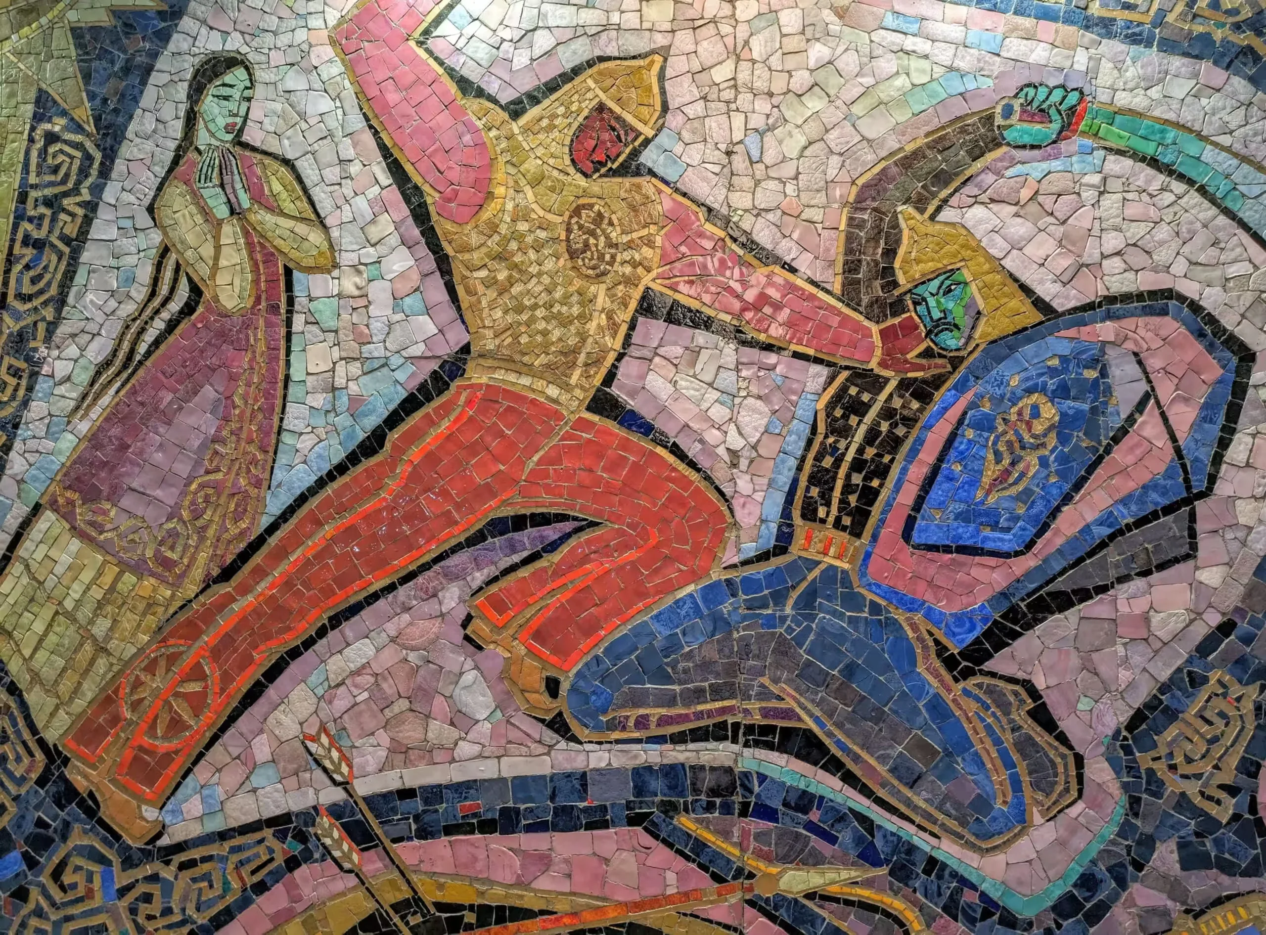 La mosaïque de Enlik et Kebek : une pièce maîtresse de l'art soviétique à Almaty